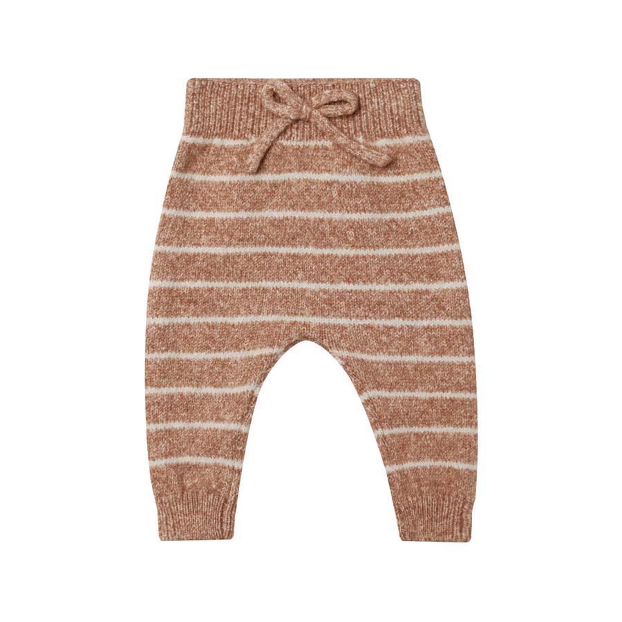 knit pant | cinnamon stripe