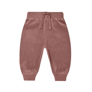 velour relaxed sweatpant | fig