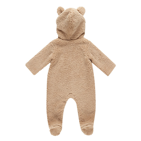 bear jumpsuit | beige