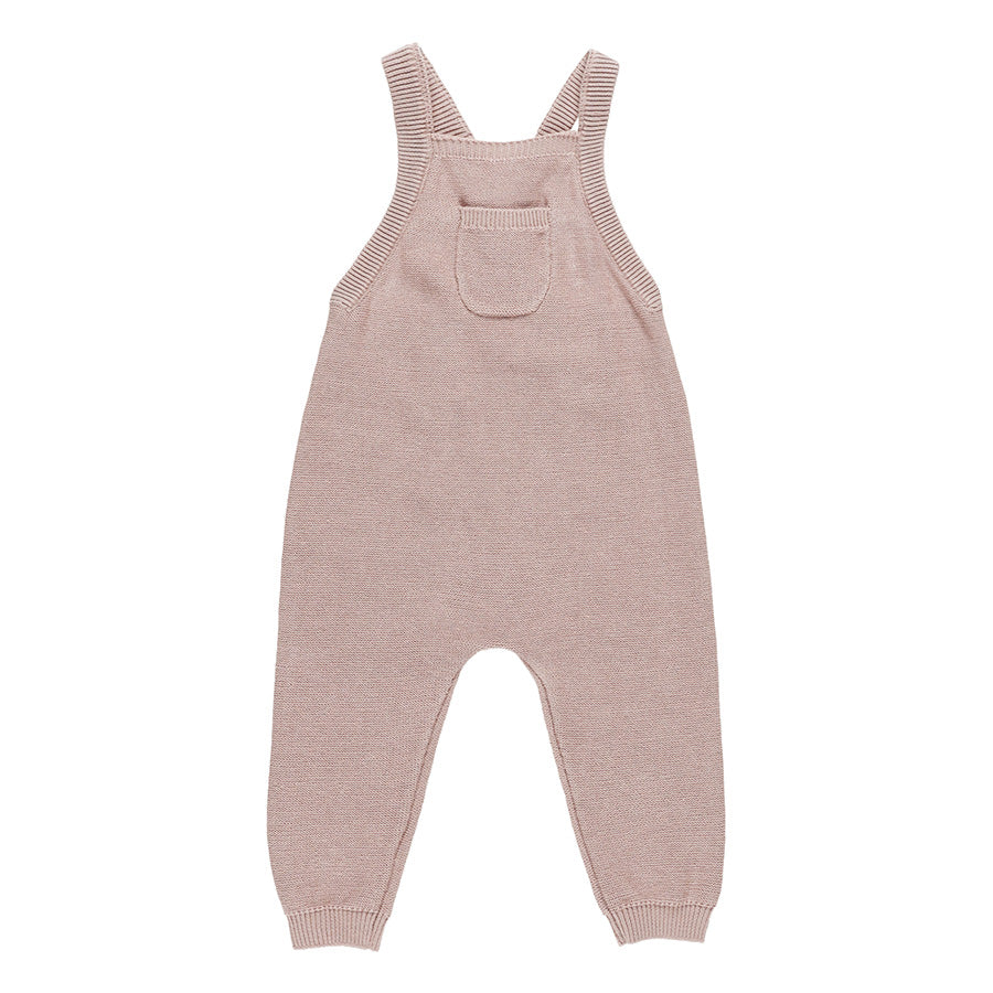 knit overall | mauve