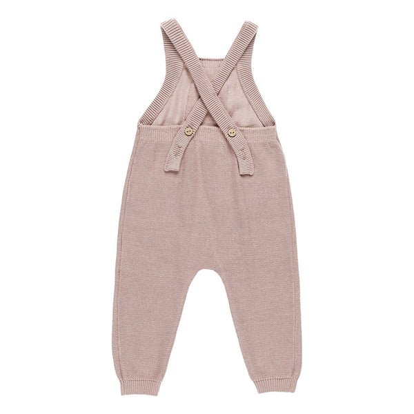 knit overall | mauve