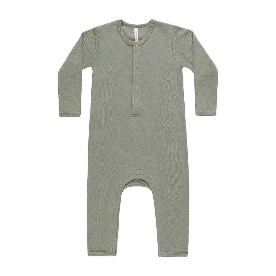 ribbed baby jumpsuit | basil