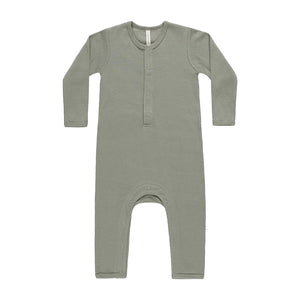 ribbed baby jumpsuit | basil