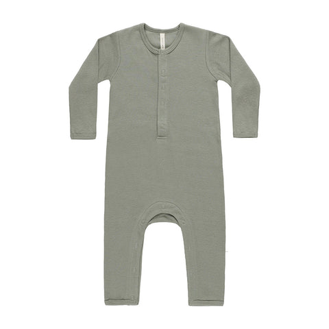 ribbed baby jumpsuit | basil