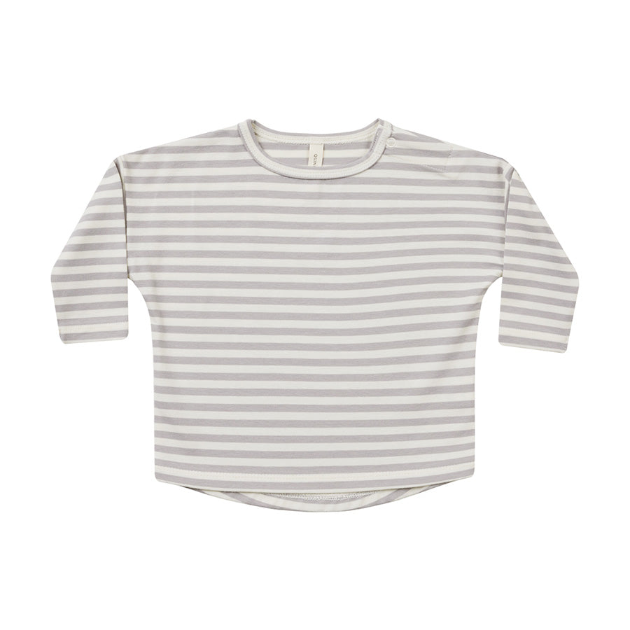 long sleeve tee | periwinkle stripe