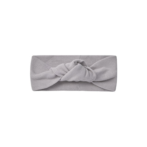 ribbed knotted headband | periwinkle