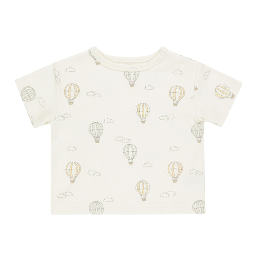 boxy tee | hot air balloons