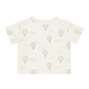 boxy tee | hot air balloons