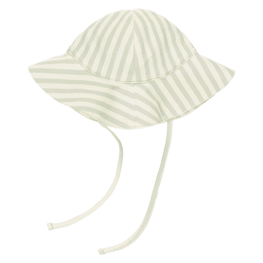 sun hat | mint stripe