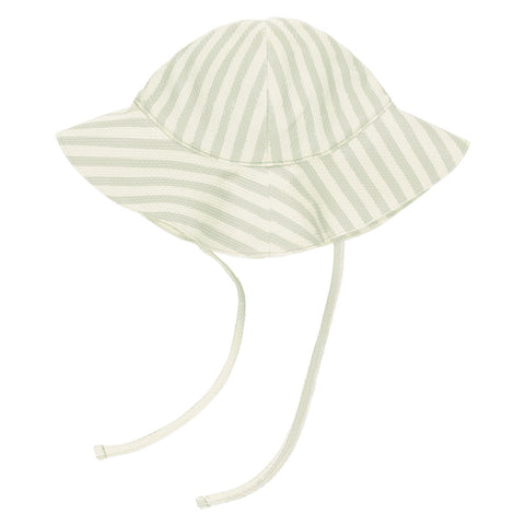 sun hat | mint stripe