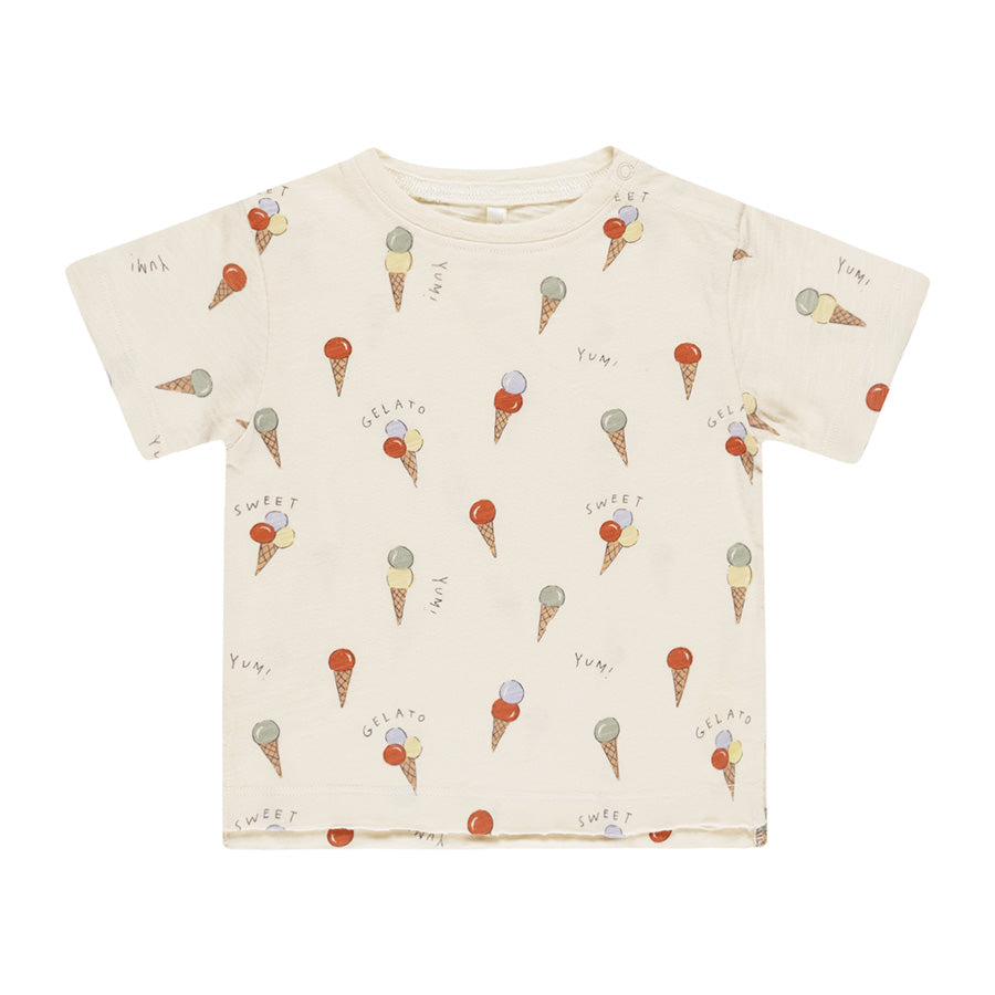 raw edge tee | gelato