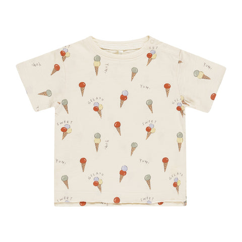 raw edge tee | gelato