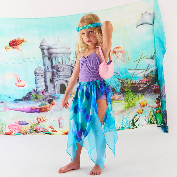 mermaid skirt | teal