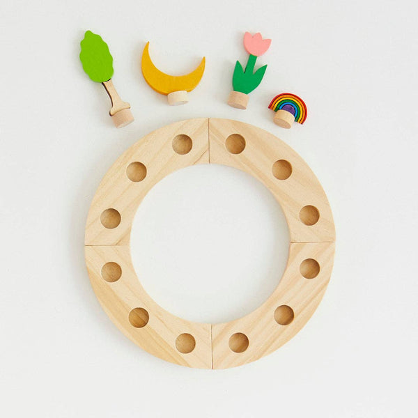 wooden birthday ring