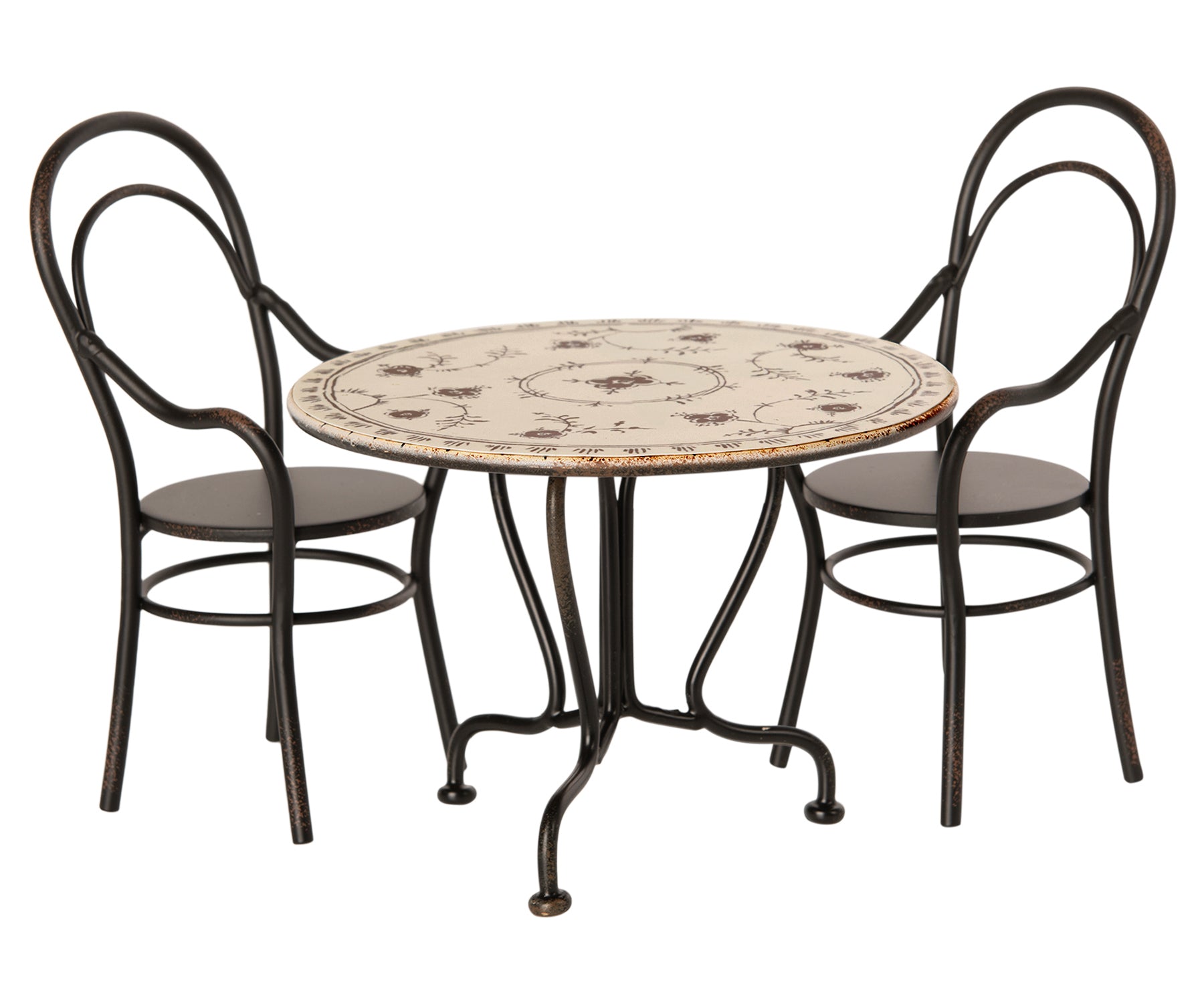 miniature | dining table set w/ 2 chairs