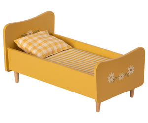 mini | wooden bed - yellow