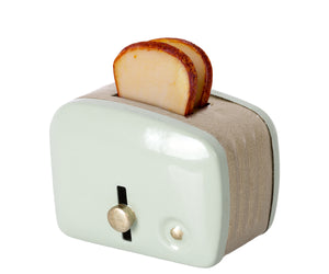 miniature | toaster & bread - mint