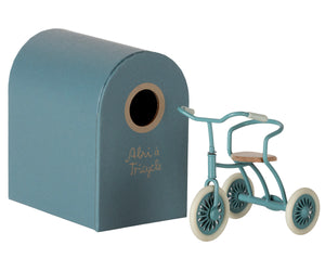 abri à tricycle | mouse - petrol blue