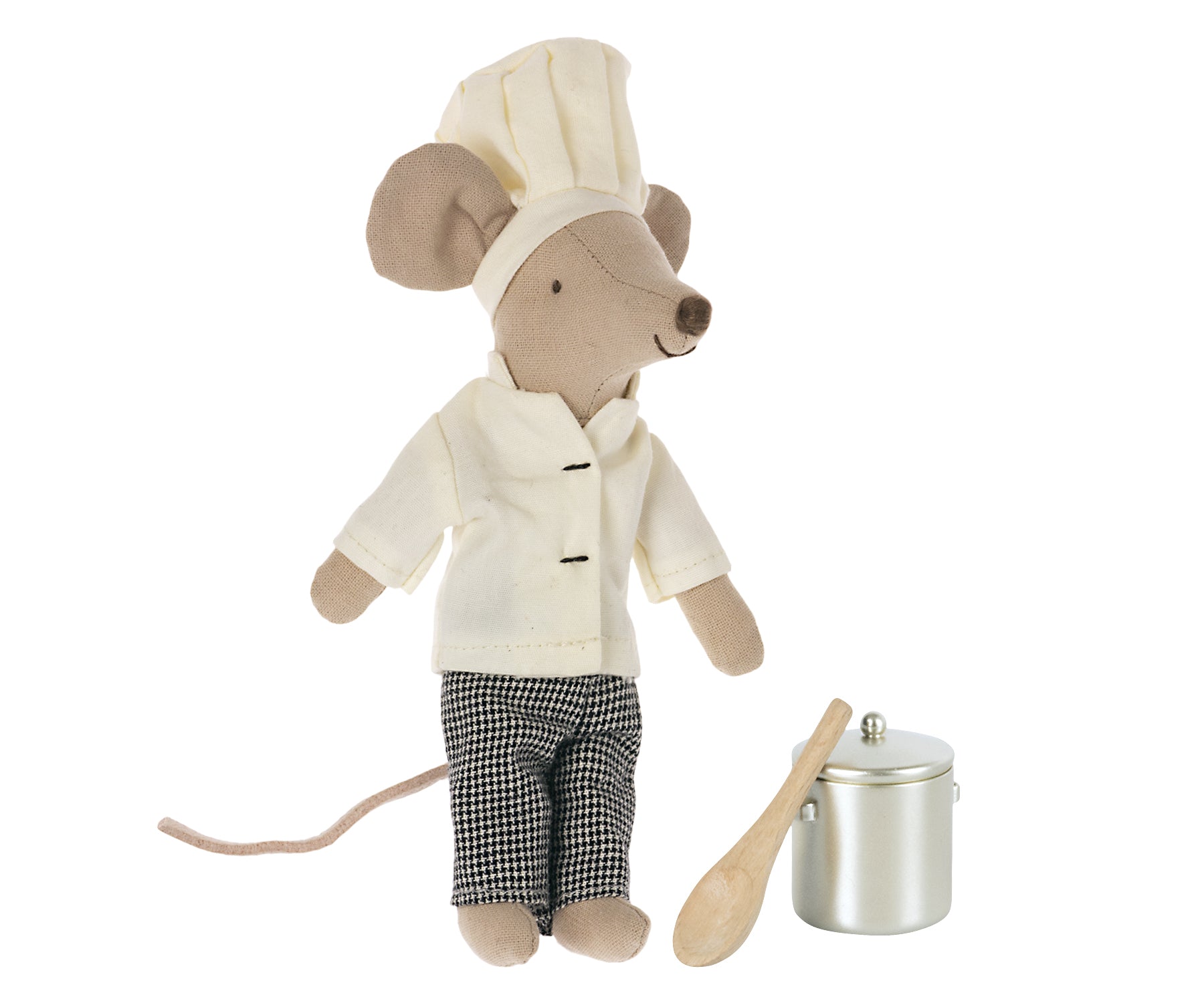 chef mouse with pot + spoon