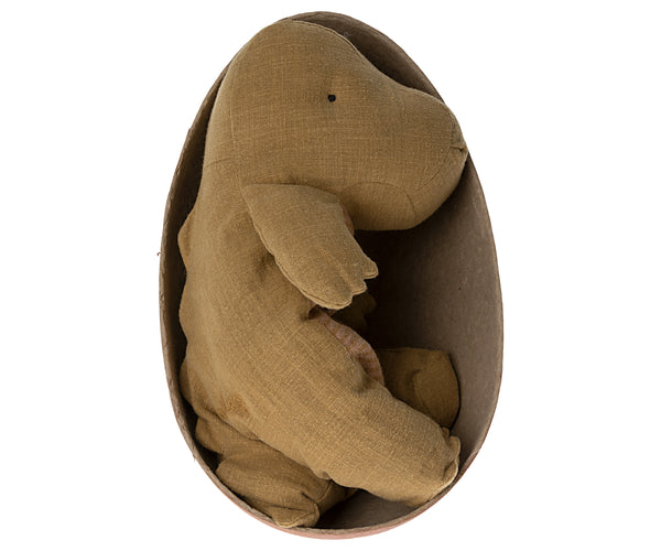 gantosaurus in egg | medium - dark ocher