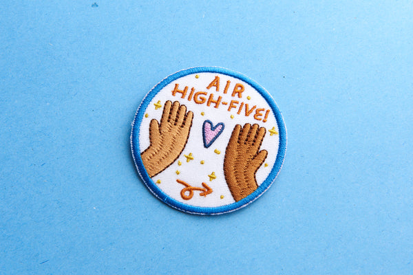 iron-on patch | air high five