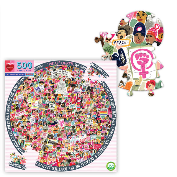 500 piece puzzle | women march!