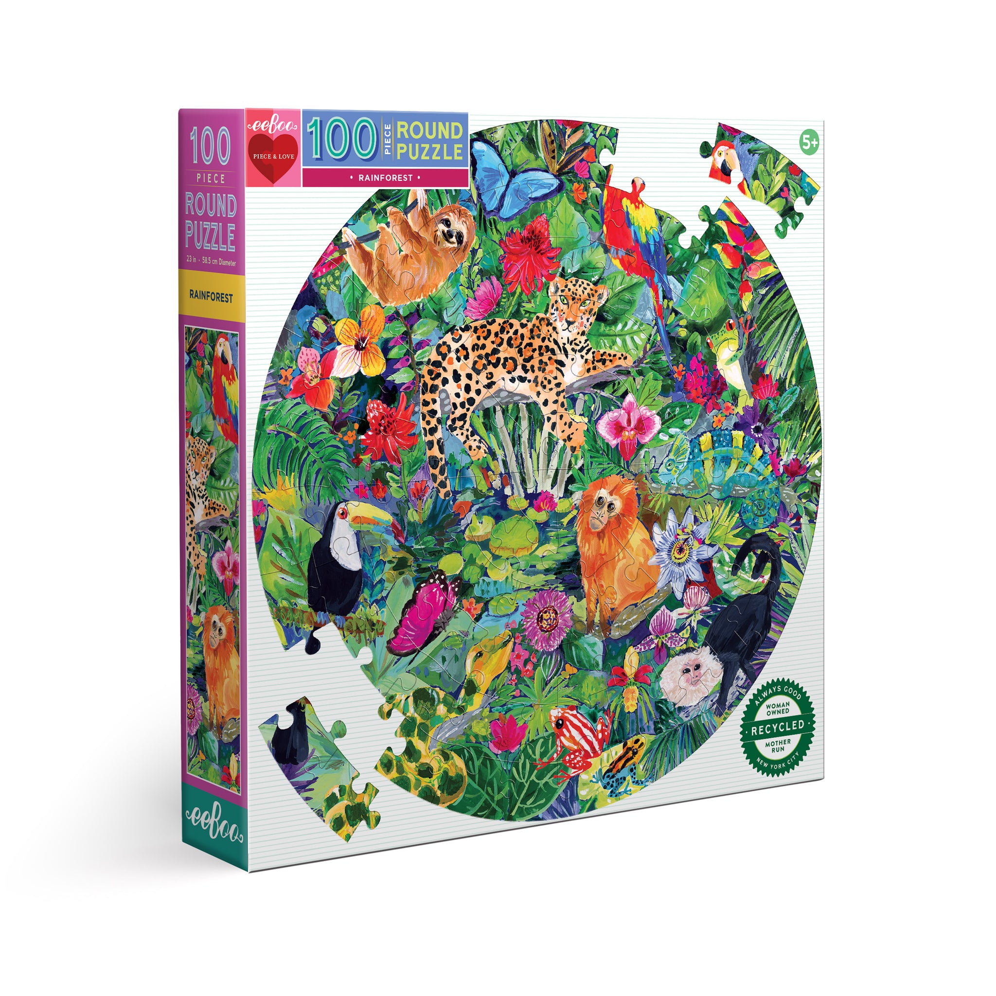 Eeboo Green Market 100 Piece Puzzle Puzzle - JCPenney