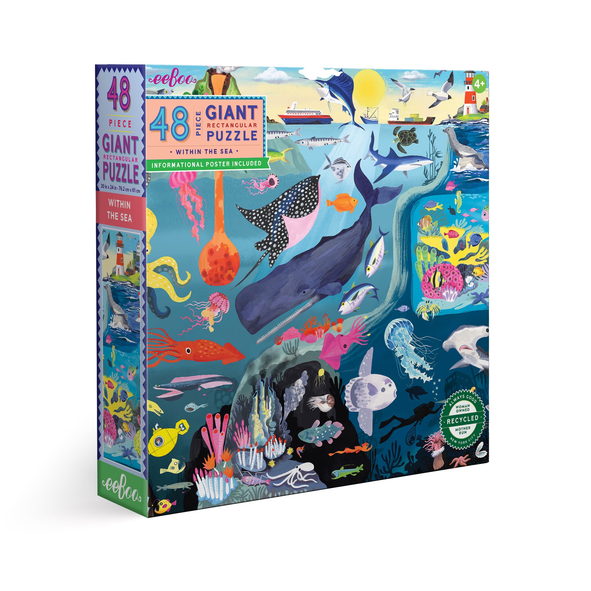 48 piece giant puzzle | within the sea