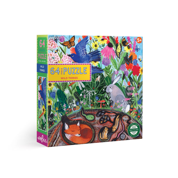 64 piece puzzle | wild things