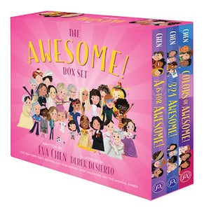 the awesome! box set: a is for awesome!, 321 awesome!, and colors of awesome!