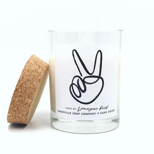 candle | peace sign
