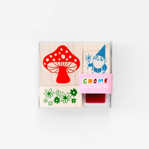 small stamp kit | mushroom & gnome