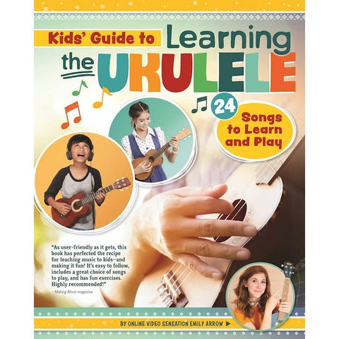 kids’ guide to learning the ukulele + dot stickers