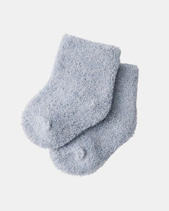 baby pile socks | blue