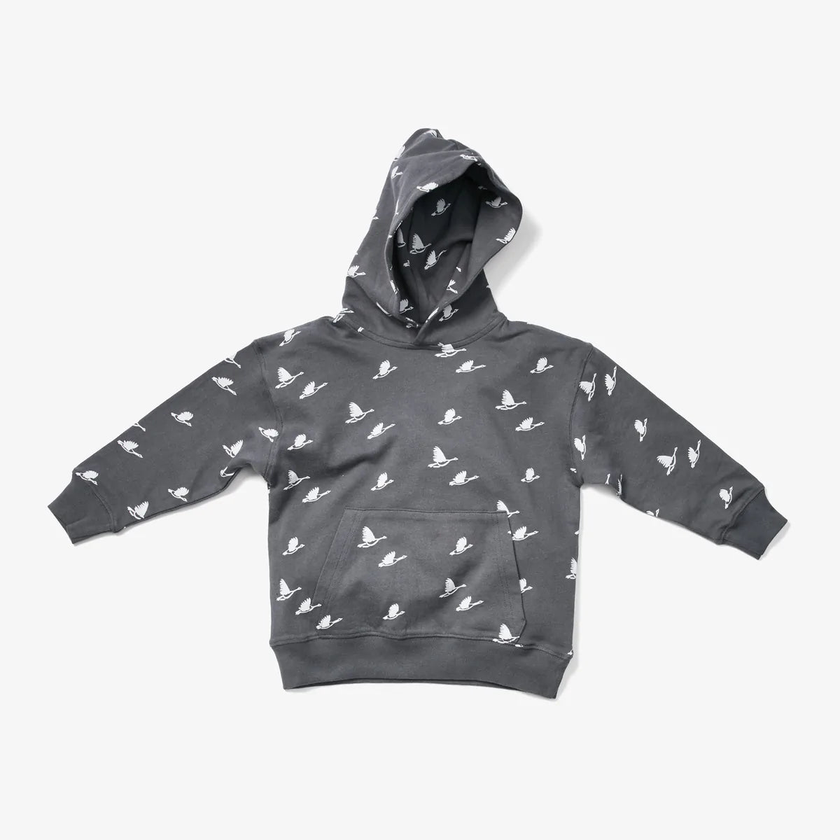 hooded sweatshirt | geese - midnight