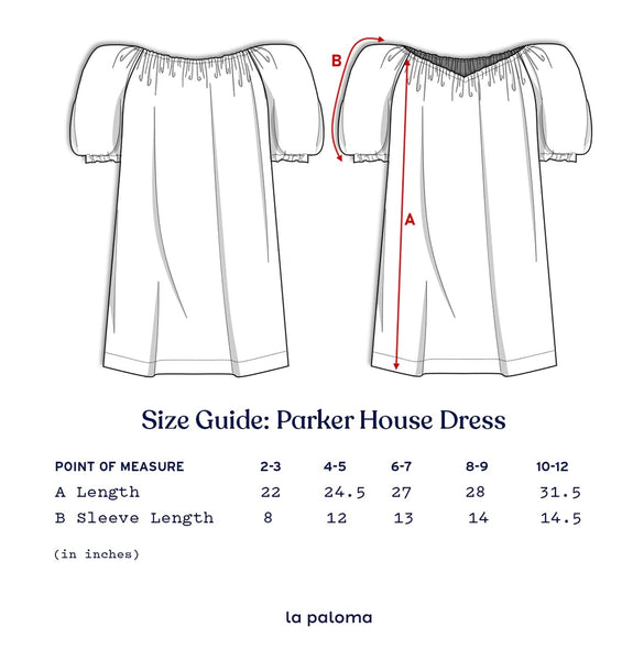 girl's parker house dress | peace picnic