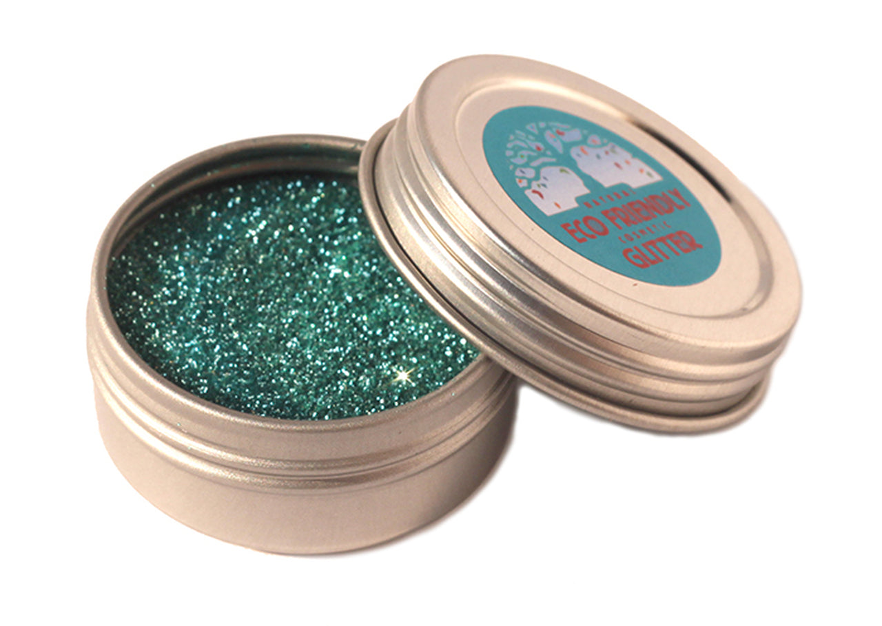 eco-friendly cosmetic glitter | turquoise