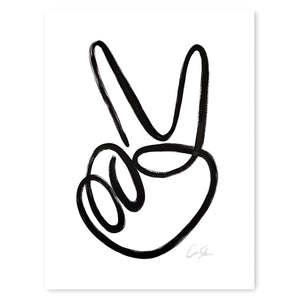 hand sign | peace print