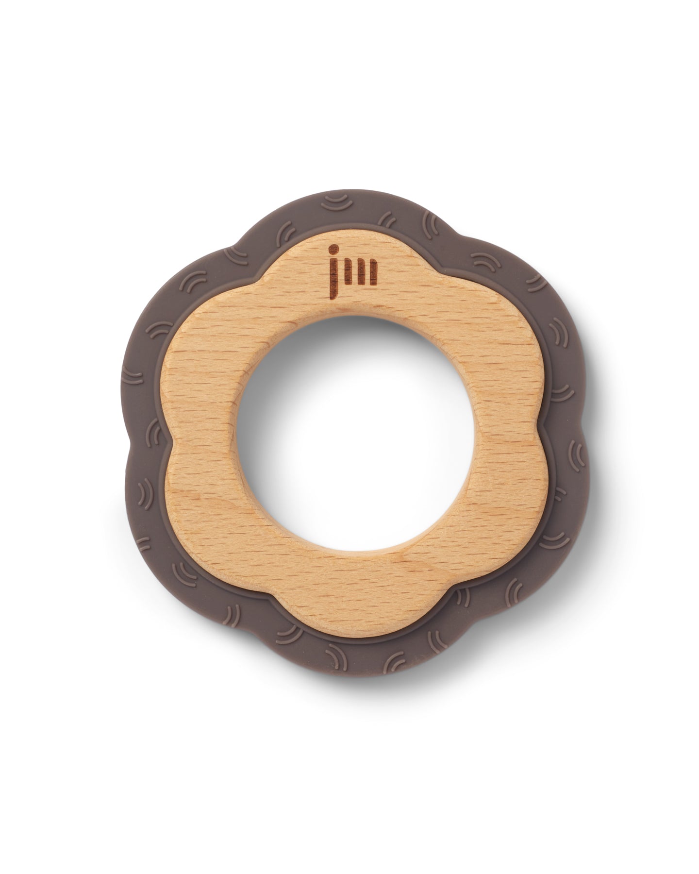 Pewter Wood + Silicone Teether