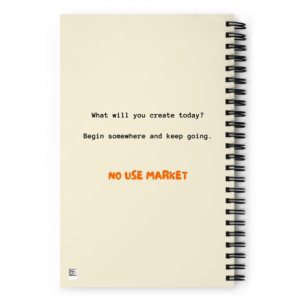 create something today dotted journal - cream