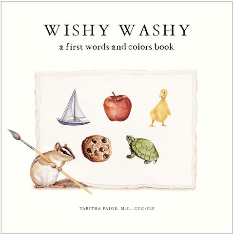 wishy washy: a first words and colors book